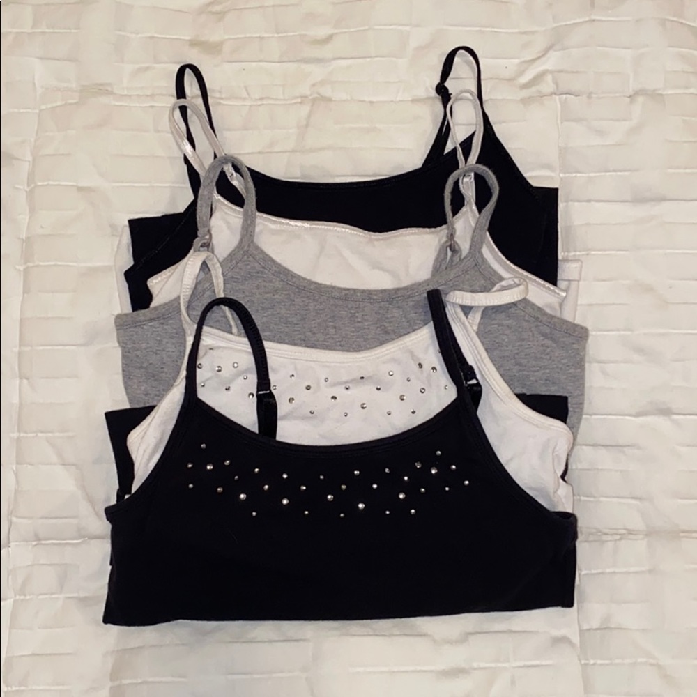 5 spaghetti strap tank bundle